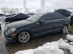 2012 Mercedes-benz C 300 4matic Black vin: WDDGF8BB4CR208852