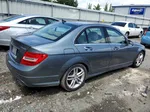 2012 Mercedes-benz C 300 4matic Gray vin: WDDGF8BB4CR221035