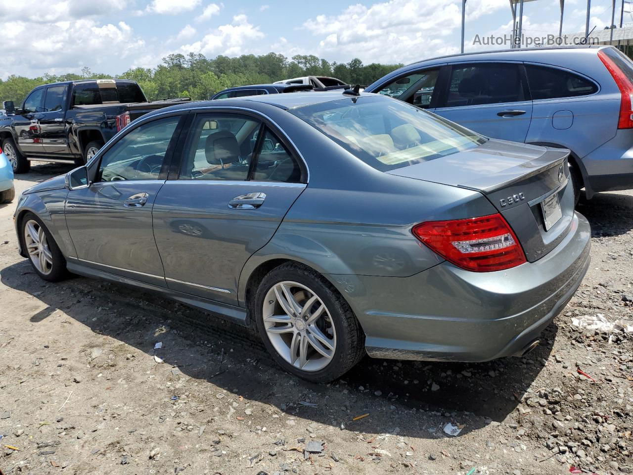 2012 Mercedes-benz C 300 4matic Gray vin: WDDGF8BB4CR221035