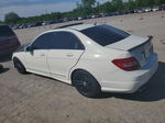 2012 Mercedes-benz C 300 4matic White vin: WDDGF8BB4CR228552