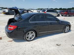 2012 Mercedes-benz C 300 4matic Black vin: WDDGF8BB4CR229989