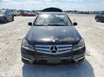 2012 Mercedes-benz C 300 4matic Black vin: WDDGF8BB4CR229989