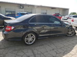 2012 Mercedes-benz C 300 4matic Black vin: WDDGF8BB5CA684302