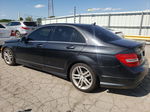 2012 Mercedes-benz C 300 4matic Black vin: WDDGF8BB5CA684302