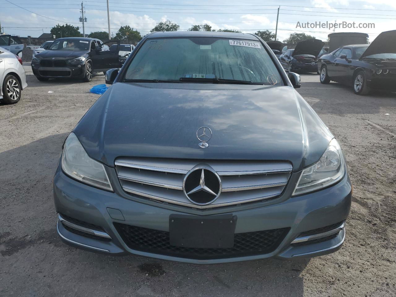 2012 Mercedes-benz C 300 4matic Charcoal vin: WDDGF8BB5CF916562