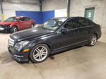 2012 Mercedes-benz C 300 4matic Charcoal vin: WDDGF8BB5CR193407