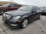 2012 Mercedes-benz C 300 4matic Black vin: WDDGF8BB5CR194198