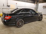 2012 Mercedes-benz C 300 4matic Black vin: WDDGF8BB5CR202283