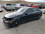 2012 Mercedes-benz C 300 4matic Black vin: WDDGF8BB6CA699486