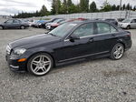 2012 Mercedes-benz C 300 4matic Черный vin: WDDGF8BB6CA712396