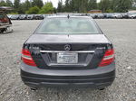 2012 Mercedes-benz C 300 4matic Черный vin: WDDGF8BB6CA712396