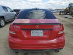 2012 Mercedes-benz C 300 4matic Red vin: WDDGF8BB6CA716805