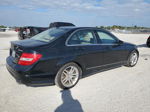 2012 Mercedes-benz C 300 4matic Black vin: WDDGF8BB6CR202650