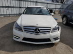 2012 Mercedes-benz C 300 4matic Белый vin: WDDGF8BB6CR206505