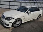 2012 Mercedes-benz C 300 4matic White vin: WDDGF8BB6CR206505