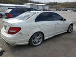 2012 Mercedes-benz C 300 4matic White vin: WDDGF8BB6CR206505