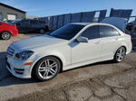 2012 Mercedes-benz C 300 4matic White vin: WDDGF8BB6CR228584