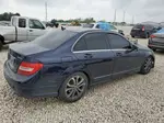 2012 Mercedes-benz C 300 4matic Blue vin: WDDGF8BB6CR232439