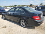 2012 Mercedes-benz C 300 4matic Black vin: WDDGF8BB6CR232831