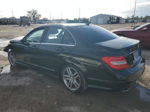 2012 Mercedes-benz C 300 4matic Black vin: WDDGF8BB7CA610072