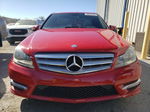 2012 Mercedes-benz C 300 4matic Red vin: WDDGF8BB7CA725061