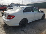 2012 Mercedes-benz C 300 4matic White vin: WDDGF8BB7CF911458