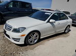 2012 Mercedes-benz C 300 4matic White vin: WDDGF8BB7CR205430