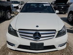 2012 Mercedes-benz C 300 4matic White vin: WDDGF8BB7CR205430