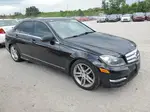 2012 Mercedes-benz C 300 4matic Black vin: WDDGF8BB7CR207078