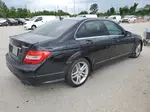 2012 Mercedes-benz C 300 4matic Black vin: WDDGF8BB7CR207078