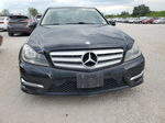 2012 Mercedes-benz C 300 4matic Black vin: WDDGF8BB7CR207078