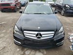 2012 Mercedes-benz C 300 4matic Black vin: WDDGF8BB7CR238038