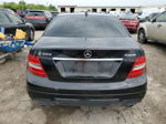 2012 Mercedes-benz C 300 4matic Black vin: WDDGF8BB7CR238038