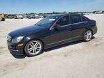 2012 Mercedes-benz C 300 4matic Black vin: WDDGF8BB8CA624742