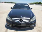 2012 Mercedes-benz C 300 4matic Black vin: WDDGF8BB8CA624742