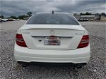 2012 Mercedes-benz C 300 4matic White vin: WDDGF8BB8CA699120