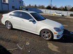 2012 Mercedes-benz C 300 4matic White vin: WDDGF8BB8CR226187