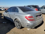 2012 Mercedes-benz C 300 4matic Silver vin: WDDGF8BB8CR226495