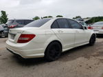 2012 Mercedes-benz C 300 4matic White vin: WDDGF8BB8CR231552