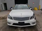 2012 Mercedes-benz C 300 4matic White vin: WDDGF8BB8CR231552