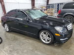 2012 Mercedes-benz C 300 4matic Black vin: WDDGF8BB8CR238291