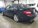 2012 Mercedes-benz C 300 4matic Black vin: WDDGF8BB8CR238291