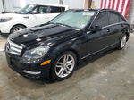 2012 Mercedes-benz C 300 4matic Black vin: WDDGF8BB8CR238291