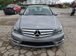 2012 Mercedes-benz C 300 4matic Gray vin: WDDGF8BB8CR239893