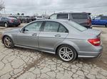 2012 Mercedes-benz C 300 4matic Gray vin: WDDGF8BB8CR239893