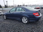 2012 Mercedes-benz C 300 4matic Blue vin: WDDGF8BB9CF878768