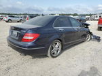 2012 Mercedes-benz C 300 4matic Blue vin: WDDGF8BB9CF920727