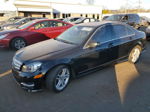 2012 Mercedes-benz C 300 4matic Black vin: WDDGF8BB9CR202075