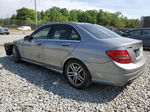 2012 Mercedes-benz C 300 4matic Silver vin: WDDGF8BB9CR202979