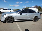 2012 Mercedes-benz C 300 4matic Silver vin: WDDGF8BBXCA699782